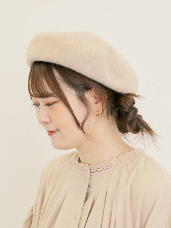 セール】 【消臭効果】バスクベレー帽（チャコールグレー/ブラック