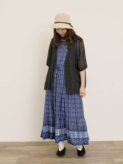 Savoir 花柄ワンピース 青系　新品未使用♡ 楽天市場】ワンピース 青 花柄（レディースファッション）の通販