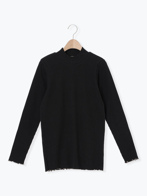 リブハイネックインナー（ブラック）｜Samansa Mos2（サマンサ モスモス）通販