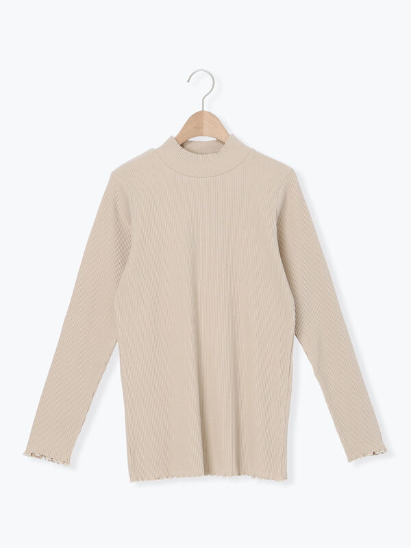 リブハイネックインナー（ベージュ）｜Samansa Mos2（サマンサ モスモス）通販