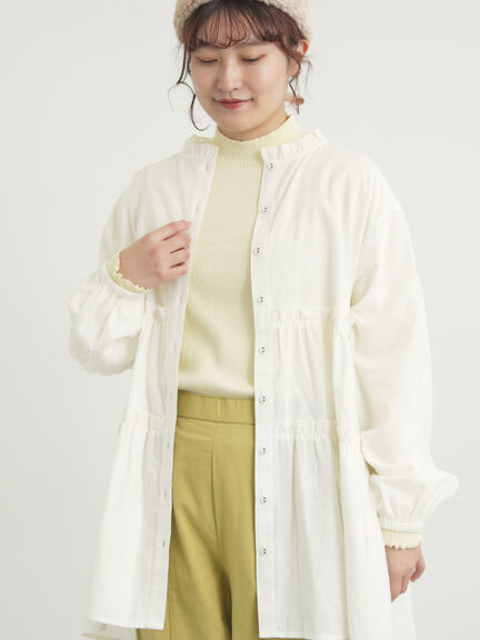 リブハイネックインナー（オフホワイト/ブラック/ベージュ/イエロー）｜Samansa Mos2（サマンサ モスモス）通販