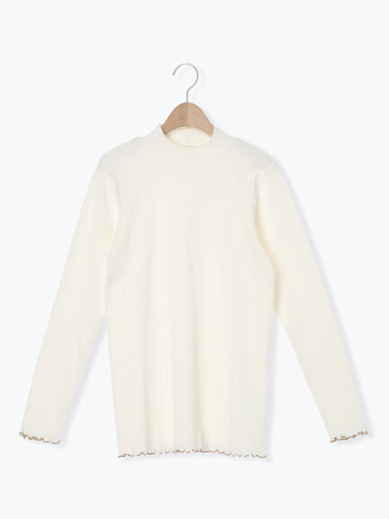 リブハイネックインナー（オフホワイト/ブラック/ベージュ/イエロー）｜Samansa Mos2（サマンサ モスモス）通販