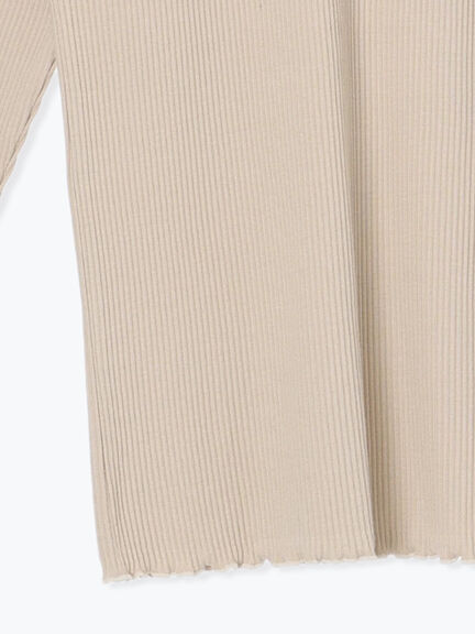 リブハイネックインナー（オフホワイト/ブラック/ベージュ/イエロー）｜Samansa Mos2（サマンサ モスモス）通販