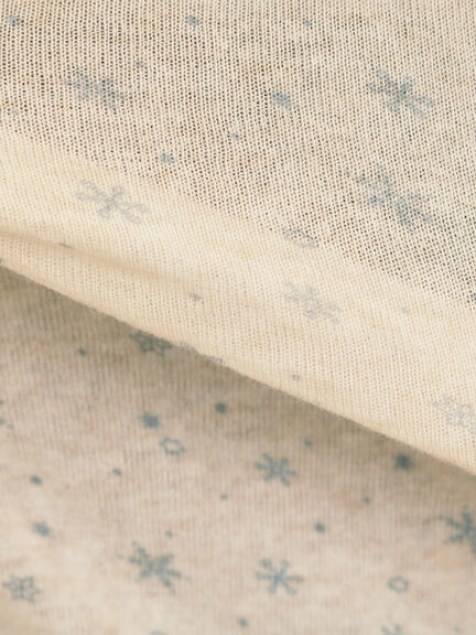 【吸湿発熱】ベア天雪柄タートルネックインナー（ブラック/ベージュ/ミント/キナリ）｜Samansa Mos2（サマンサ モスモス）通販