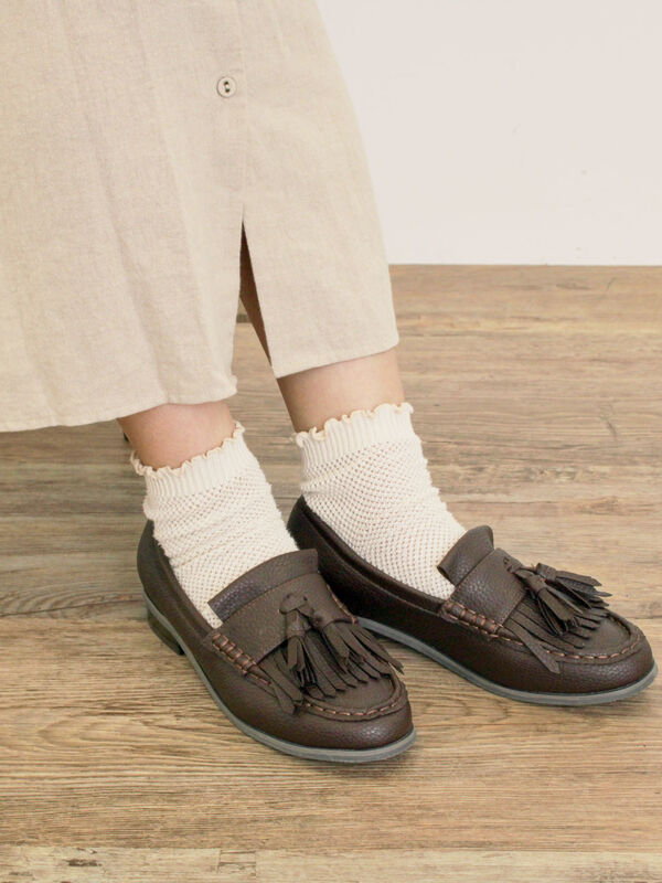 セール】 タッセルローファー（ブラック/ダークブラウン/シューズ