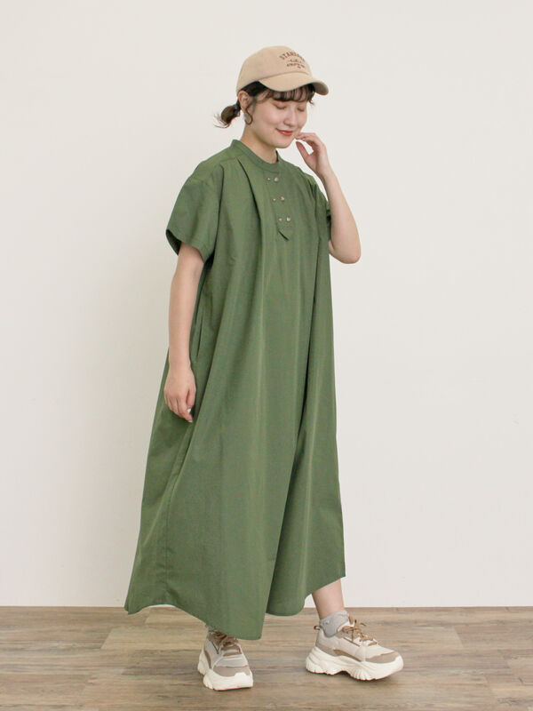 セール】 ◎【S/Mサイズ】ダブルボタンワンピース（オフホワイト