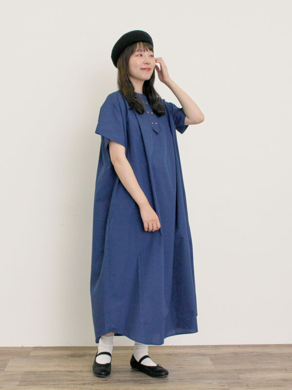 セール】 ◎【S/Mサイズ】ダブルボタンワンピース（オフホワイト