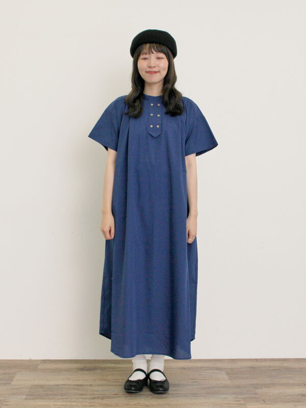 セール】 ◎【S/Mサイズ】ダブルボタンワンピース（オフホワイト