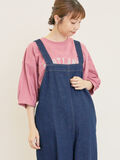 クロス刺繍ロゴプリントTシャツ（ピンク）｜Samansa Mos2（サマンサ モスモス）通販