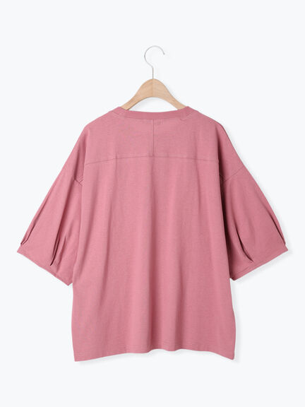 クロス刺繍ロゴプリントTシャツ（オフホワイト/チャコールグレー/ピンク/グリーン）｜Samansa Mos2（サマンサ モスモス）通販
