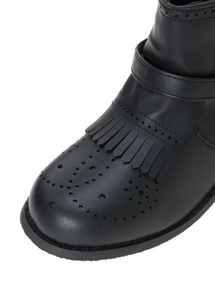 メダリオンキルトショートブーツ（ブラック/ブラウン）｜Samansa Mos2（サマンサ モスモス）通販