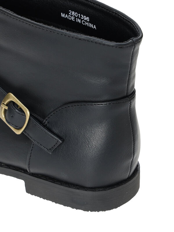 セール】 メダリオンキルトショートブーツ（ブラック/ブラウン