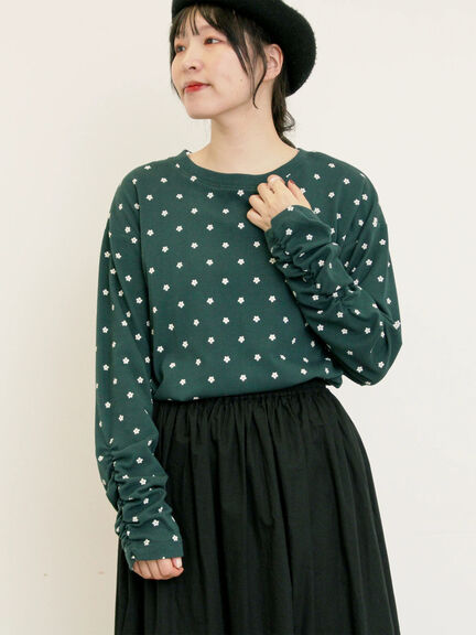 専用。サマンサモスモストップス セット Samansa Mos2 blue（サマンサモスモス ブルー）セットアップの