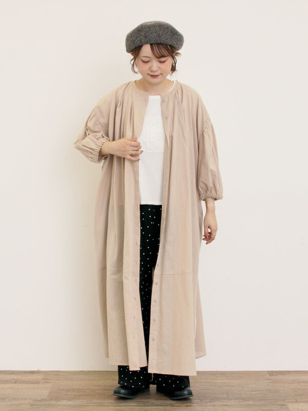 セール】 【S/Mサイズ】レース前後着ワンピース（ブラック/ベージュ