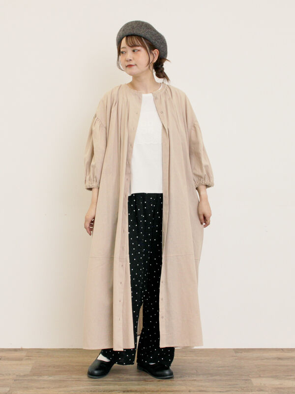 セール】 【S/Mサイズ】レース前後着ワンピース（ブラック/ベージュ