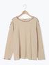 [CYCLO]配色メロークルーネックカットソー（ベージュ）｜Samansa Mos2（サマンサ モスモス）通販