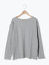 [CYCLO]配色メロークルーネックカットソー（オフホワイト/グレー/チャコールグレー/ベージュ）｜Samansa Mos2（サマンサ モスモス）通販