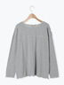 [CYCLO]配色メロークルーネックカットソー（オフホワイト/グレー/チャコールグレー/ベージュ）｜Samansa Mos2（サマンサ モスモス）通販