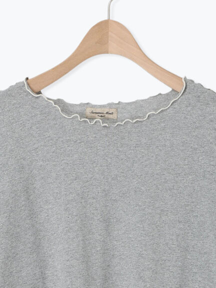 [CYCLO]配色メロークルーネックカットソー（オフホワイト/グレー/チャコールグレー/ベージュ）｜Samansa Mos2（サマンサ モスモス）通販