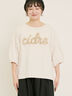 【接触冷感】レースコード刺繍パフスリーブTシャツ（ブラック/ベージュ/キナリ）｜Samansa Mos2（サマンサ モスモス）通販