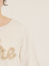 【接触冷感】レースコード刺繍パフスリーブTシャツ（ブラック/ベージュ/キナリ）｜Samansa Mos2（サマンサ モスモス）通販