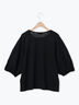 【接触冷感】レースコード刺繍パフスリーブTシャツ（ブラック/ベージュ/キナリ）｜Samansa Mos2（サマンサ モスモス）通販