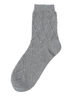ダイヤ柄透かし編みソックス(グレー)|Samansa Mos2(サマンサ モスモス)通販