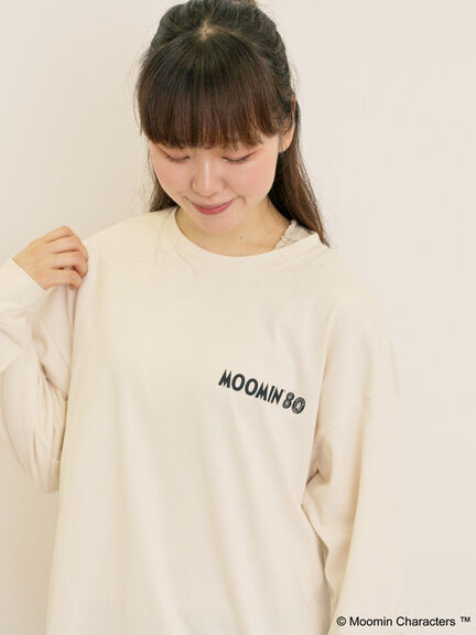 【MOOMIN×Samansa Mos2】ALL STARロングTシャツ（オフホワイト/パープル/キナリ）｜Samansa Mos2（サマンサ モスモス）通販