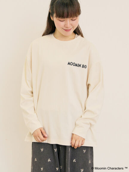 【MOOMIN×Samansa Mos2】ALL STARロングTシャツ（オフホワイト/パープル/キナリ）｜Samansa Mos2（サマンサ モスモス）通販