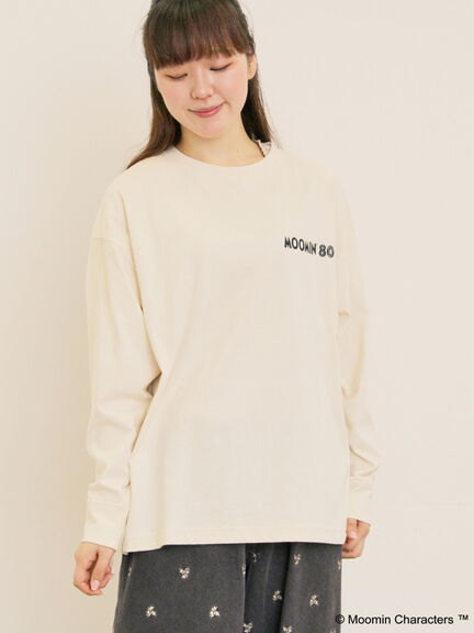 【MOOMIN×Samansa Mos2】ALL STARロングTシャツ（オフホワイト/パープル/キナリ）｜Samansa Mos2（サマンサ モスモス）通販