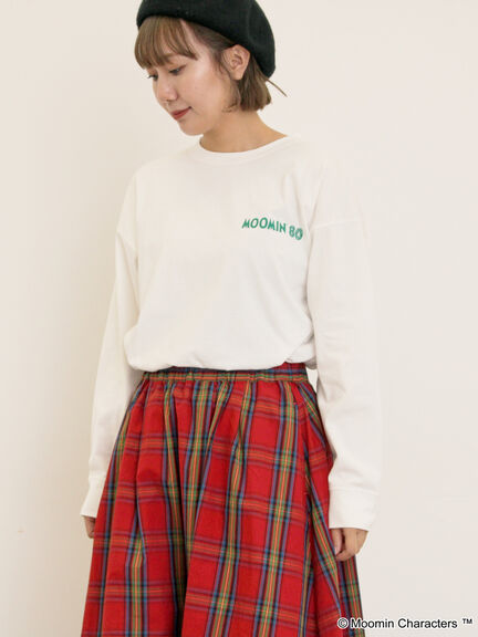 【MOOMIN×Samansa Mos2】ALL STARロングTシャツ（オフホワイト/パープル/キナリ）｜Samansa Mos2（サマンサ モスモス）通販