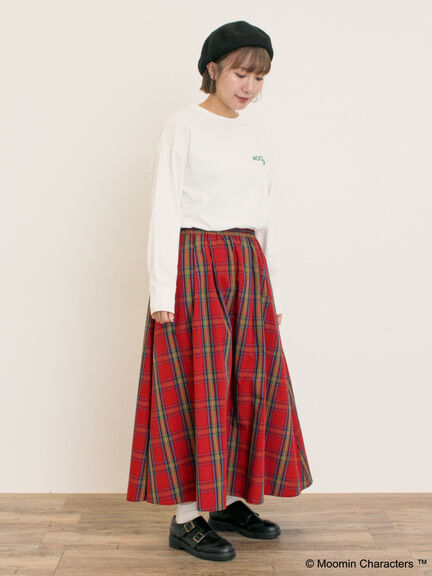 【MOOMIN×Samansa Mos2】ALL STARロングTシャツ（オフホワイト/パープル/キナリ）｜Samansa Mos2（サマンサ モスモス）通販