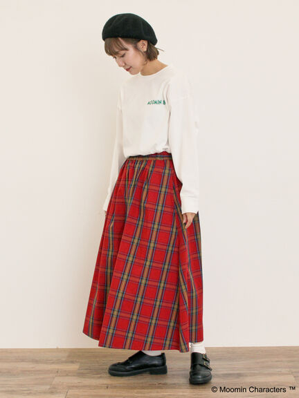 【MOOMIN×Samansa Mos2】ALL STARロングTシャツ（オフホワイト/パープル/キナリ）｜Samansa Mos2（サマンサ モスモス）通販