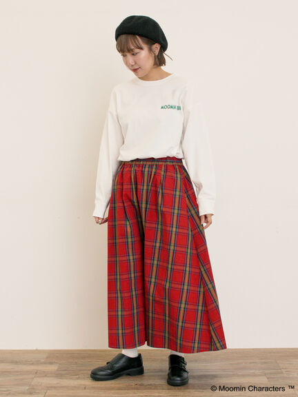 【MOOMIN×Samansa Mos2】ALL STARロングTシャツ（オフホワイト/パープル/キナリ）｜Samansa Mos2（サマンサ モスモス）通販