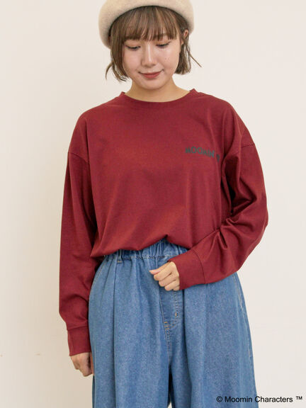 【MOOMIN×Samansa Mos2】ALL STARロングTシャツ（オフホワイト/パープル/キナリ）｜Samansa Mos2（サマンサ モスモス）通販