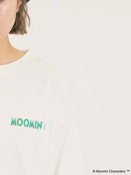 【MOOMIN×Samansa Mos2】ALL STARロングTシャツ（オフホワイト/パープル/キナリ）｜Samansa Mos2（サマンサ モスモス）通販