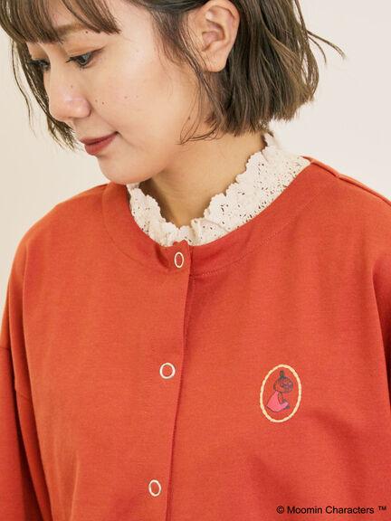 【MOOMIN×Samansa Mos2】ミニ裏毛カーディガン（チャコールグレー/レッド/キナリ）｜Samansa Mos2（サマンサ モスモス）通販