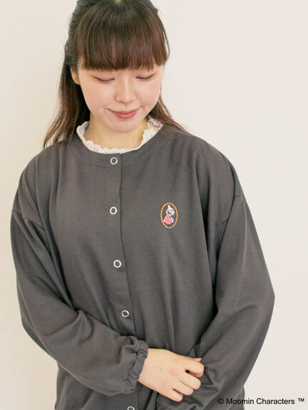【MOOMIN×Samansa Mos2】ミニ裏毛カーディガン（チャコールグレー/レッド/キナリ）｜Samansa Mos2（サマンサ モスモス）通販