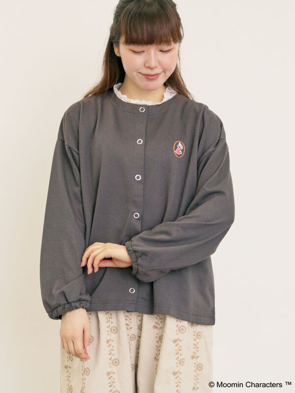 セール】 【MOOMIN×Samansa Mos2】ミニ裏毛カーディガン
