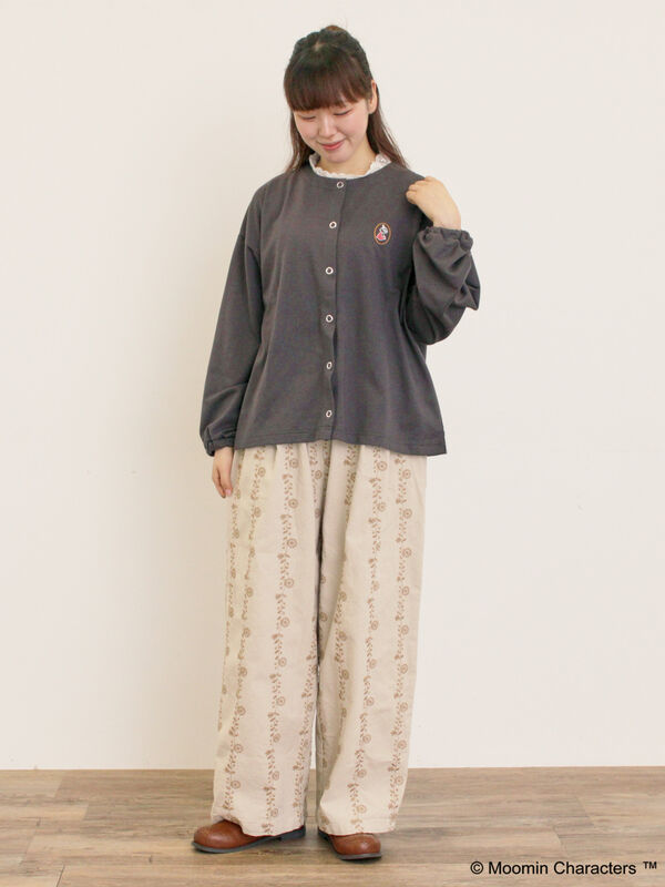 Mumu様(c1,c2) セール】 【MOOMIN×Samansa Mos2】ミニ裏毛カーディガン