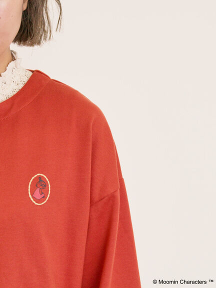 【MOOMIN×Samansa Mos2】ミニ裏毛カーディガン（チャコールグレー/レッド/キナリ）｜Samansa Mos2（サマンサ モスモス）通販