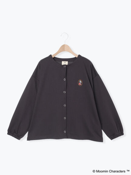 【MOOMIN×Samansa Mos2】ミニ裏毛カーディガン（チャコールグレー/レッド/キナリ）｜Samansa Mos2（サマンサ モスモス）通販