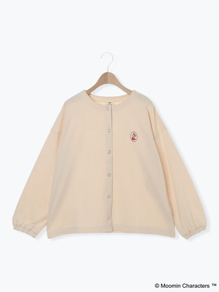 【MOOMIN×Samansa Mos2】ミニ裏毛カーディガン（チャコールグレー/レッド/キナリ）｜Samansa Mos2（サマンサ モスモス）通販