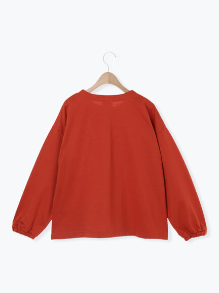 【MOOMIN×Samansa Mos2】ミニ裏毛カーディガン（チャコールグレー/レッド/キナリ）｜Samansa Mos2（サマンサ モスモス）通販