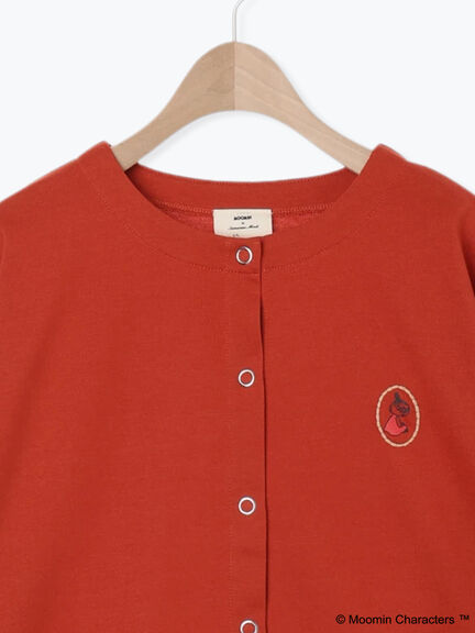 【MOOMIN×Samansa Mos2】ミニ裏毛カーディガン（チャコールグレー/レッド/キナリ）｜Samansa Mos2（サマンサ モスモス）通販