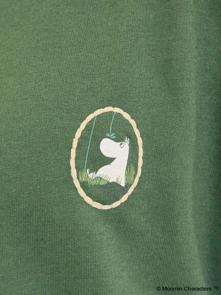 【MOOMIN×Samansa Mos2】ミニ裏毛カーディガン（グリーン）｜Samansa Mos2（サマンサ モスモス）通販