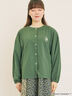 【MOOMIN×Samansa Mos2】ミニ裏毛カーディガン（グリーン）｜Samansa Mos2（サマンサ モスモス）通販