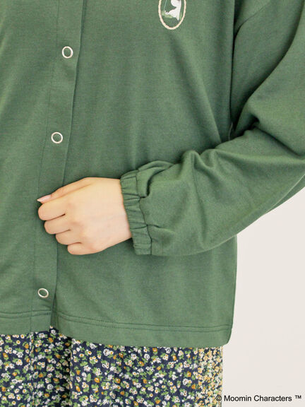 【MOOMIN×Samansa Mos2】ミニ裏毛カーディガン（グリーン）｜Samansa Mos2（サマンサ モスモス）通販