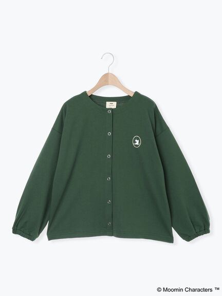 【MOOMIN×Samansa Mos2】ミニ裏毛カーディガン（グリーン）｜Samansa Mos2（サマンサ モスモス）通販