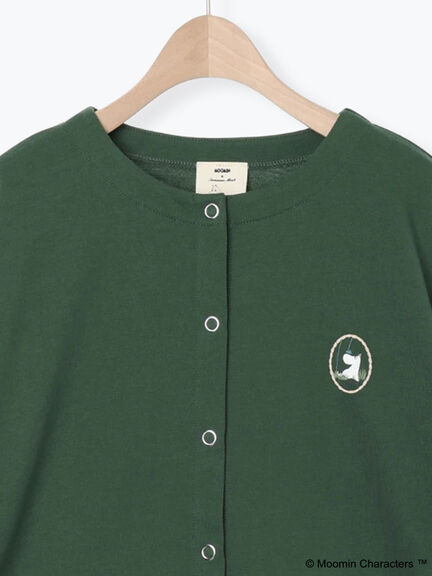 【MOOMIN×Samansa Mos2】ミニ裏毛カーディガン（グリーン）｜Samansa Mos2（サマンサ モスモス）通販